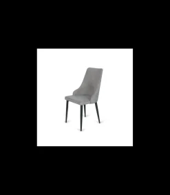 Pack de 4 sillas Imperial acabado gris claro, 94 cm (alto) 48 cm (ancho) 57 cm (fondo)