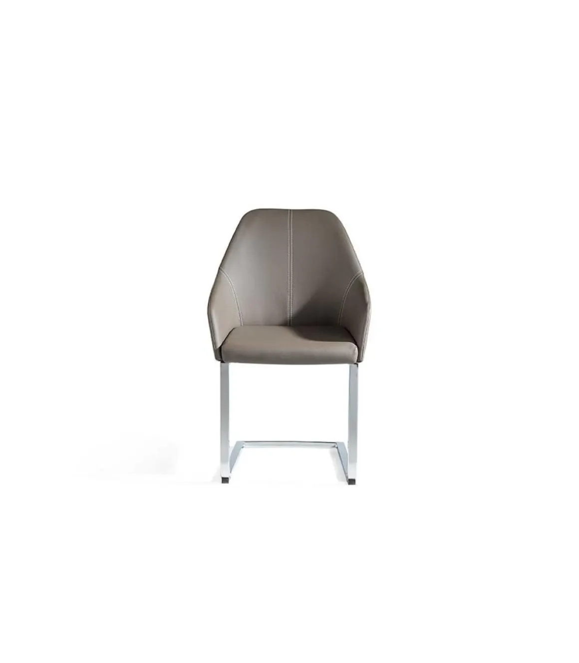 Pack de 2 sillas Lina en color gris topo 55 x 58 x 88/46 cm (largo x ancho x alto)