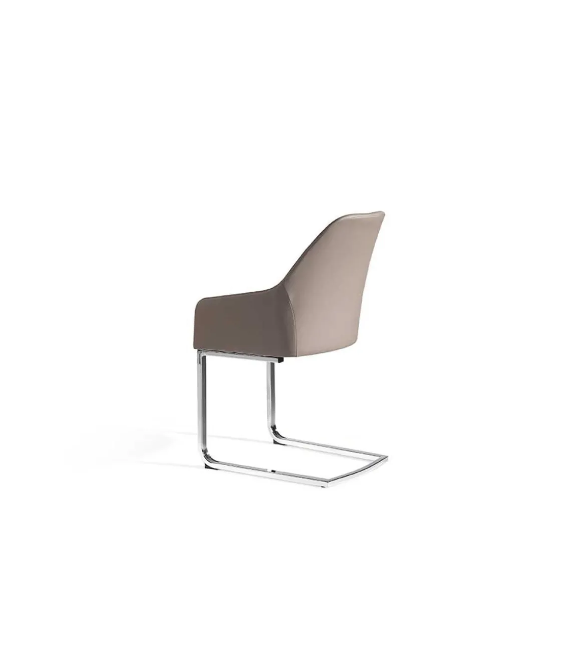 Pack de 2 sillas Lina en color gris topo 55 x 58 x 88/46 cm (largo x ancho x alto)