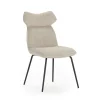 Pack de 2 sillas modelo Dimitri tapizado textil beige, 91cm(alto) 47cm(ancho) 64cm(largo)
