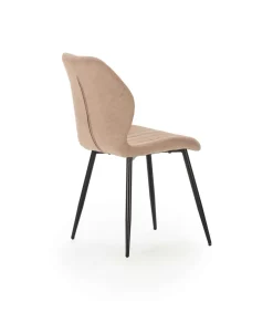 Pack de 4 sillas modelo Miño tapizado textil salmón, 85cm(alto) 47cm(ancho) 58cm(largo)