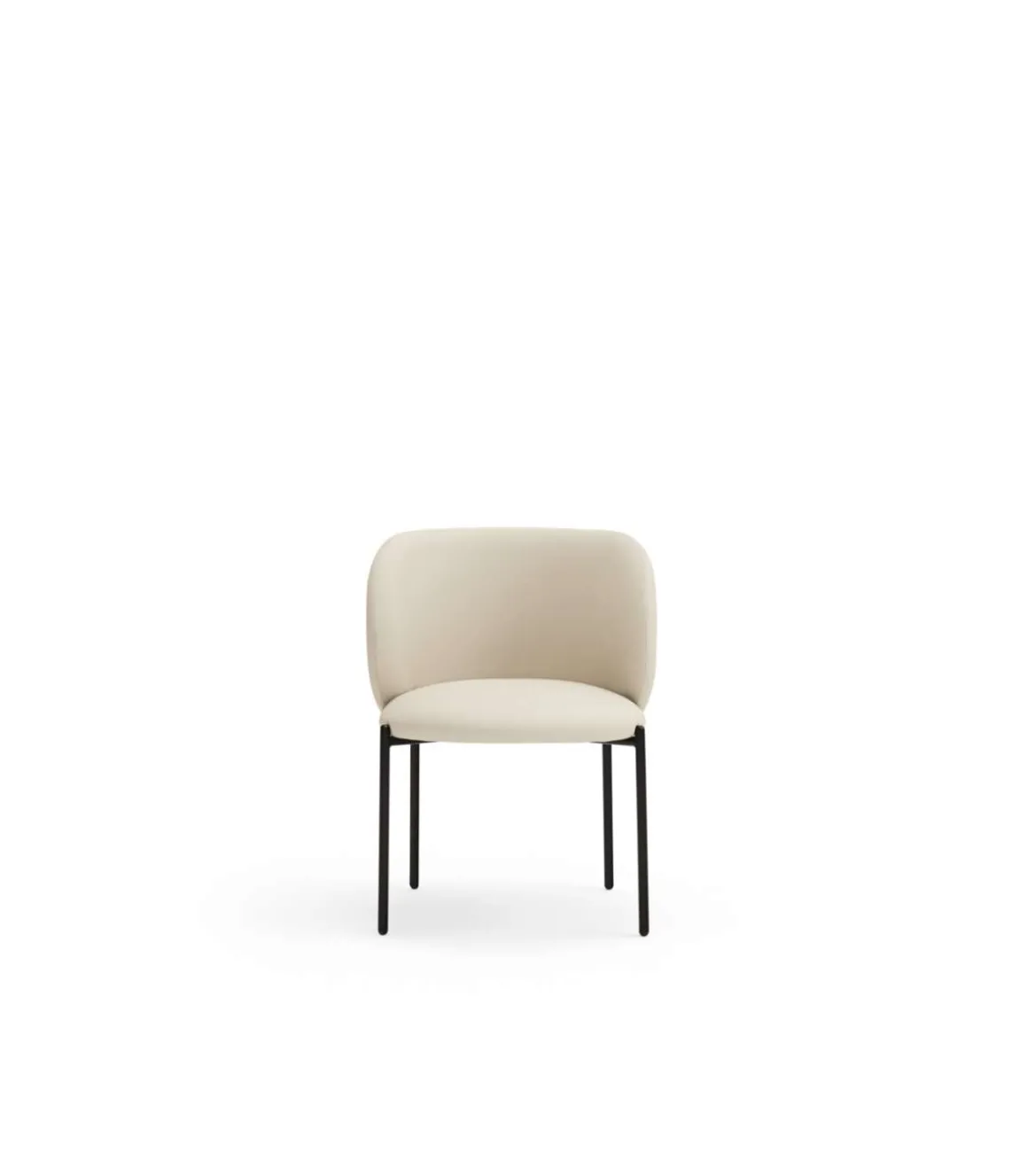 Pack de 2 sillas modelo Mogi tapizado en textil beige, 49/81cm (alto) 59cm (ancho) 56cm (largo)