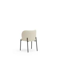 Pack de 2 sillas modelo Mogi tapizado en textil beige, 49/81cm (alto) 59cm (ancho) 56cm (largo)
