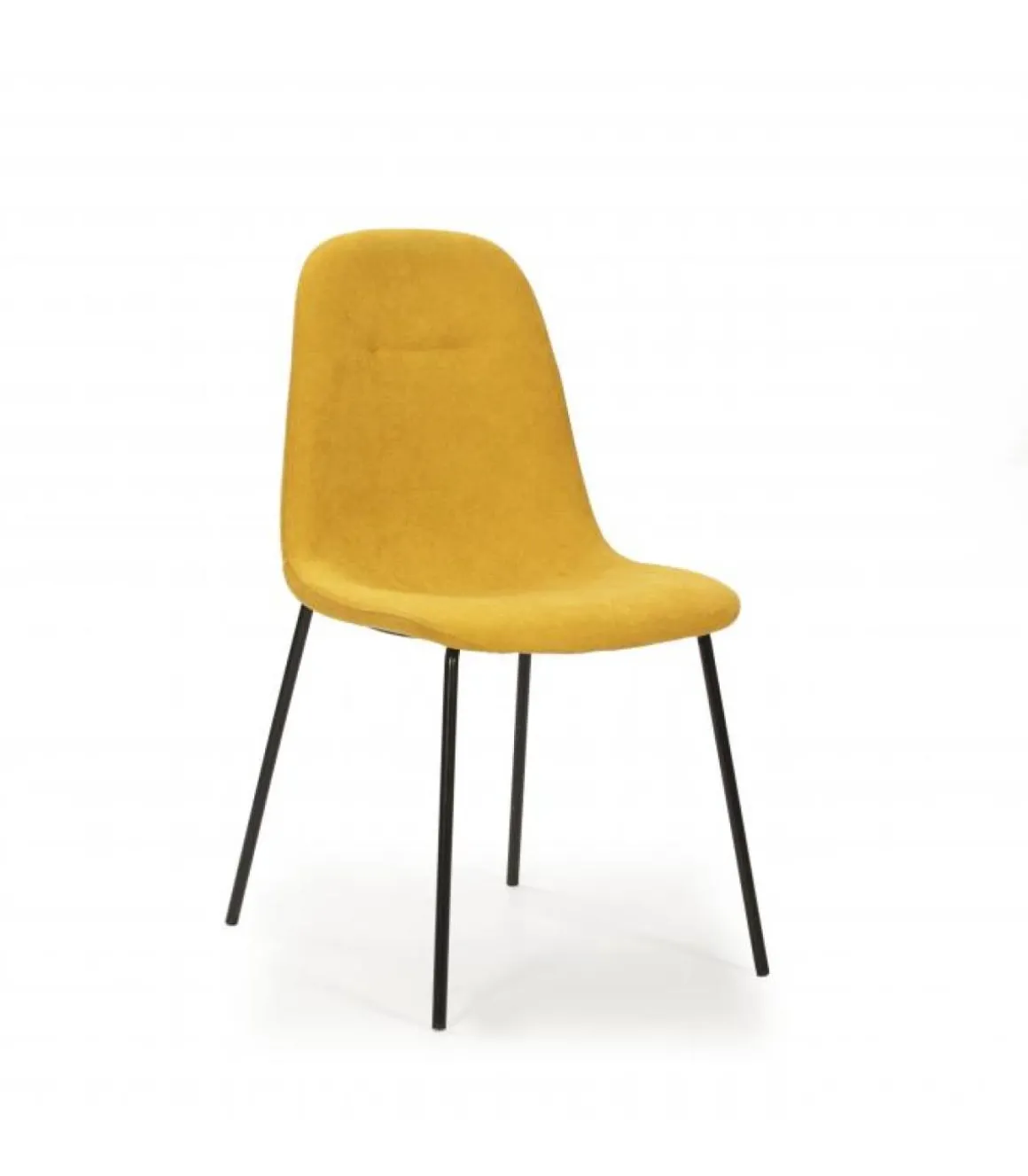 Pack de 4 sillas modelo Roma acabado amarillo 85 cm (alto) 54 cm (ancho) 45 cm (largo)