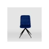 Pack de 2 sillas modelo Rosemary tapizadas en terciopelo azul índigo, 46cm(ancho ) 88cm(altura) 57cm(fondo)