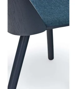 Pack de 2 sillas modelo Uma acabado azul marino, 45/81cm (alto) 46cm (ancho) 51cm (largo)