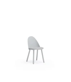 Pack de 2 sillas modelo Uma acabado gris claro, 45/81cm (alto) 46cm (ancho) 51cm (largo)