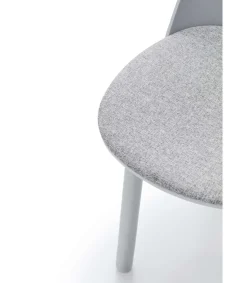 Pack de 2 sillas modelo Uma acabado gris claro, 45/81cm (alto) 46cm (ancho) 51cm (largo)