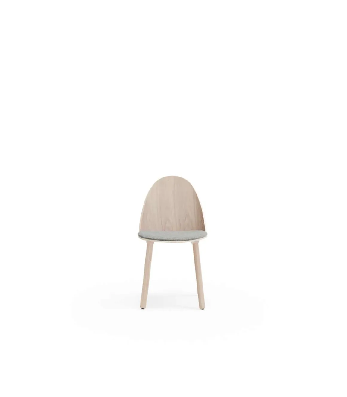Pack de 2 sillas modelo Uma acabado natural claro, 45/81cm (alto) 46cm (ancho) 51cm (largo)