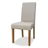 Pack de 2 sillas modelo Villalba tapizadas en textil beige, 99cm(alto) 47cm(ancho) 60cm(largo)