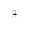 Pack de 4 sillas para salón o cocina acabado negro, 83 cm(alto)46 cm(ancho)39 cm(largo)