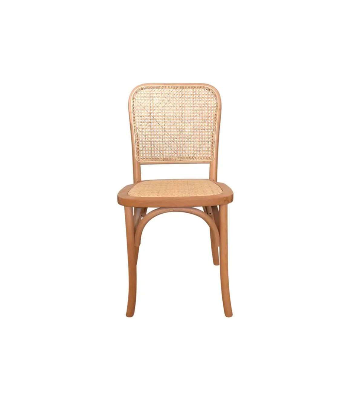 Pack de 2 sillas Toscana acabado natural claro, 45cm(ancho) 93cm(altura) 51cm(fondo)