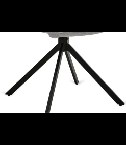 Pack de 2 sillones Gabi tapizadas en textil gris, 85cm(alto) 42cm(ancho) 58cm(fondo)