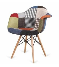 Pack de 2 Sillones modernos y de diseño modelo Oskar Patch. 66 cm(ancho) 79 cm(altura) 61 cm(fondo)