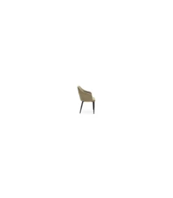Pack de 2 sillones para comedor Marc tapizado textil verde, 88cm(alto) 55cm(ancho) 57cm(fondo)