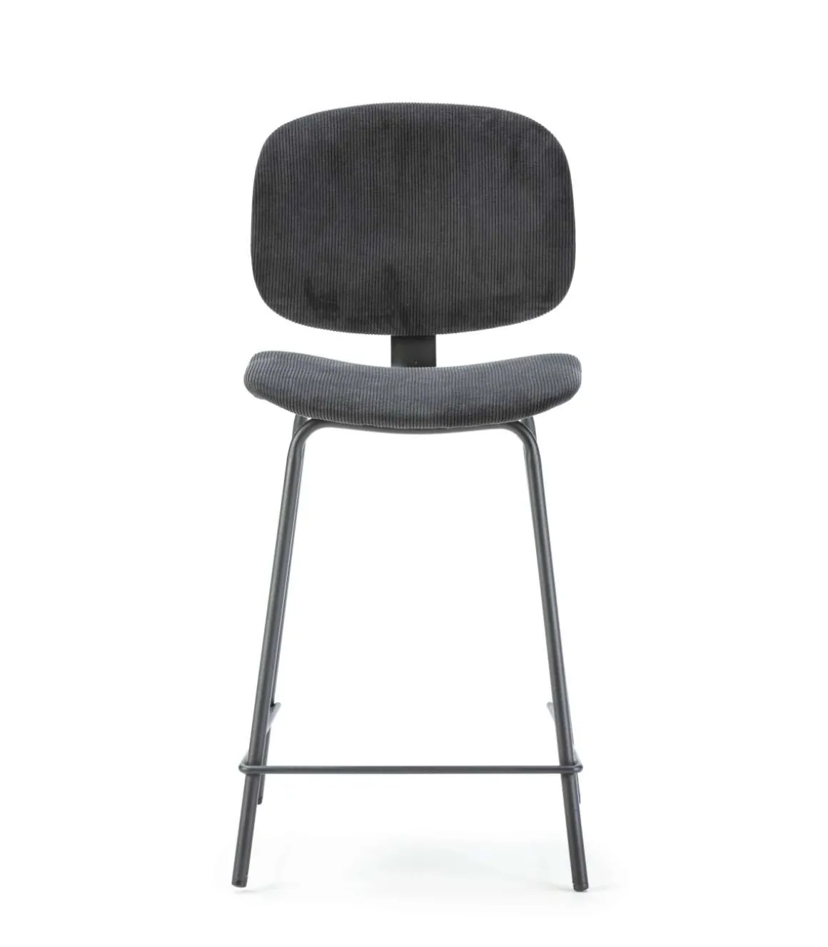 Pack de 2 taburetes modelo MARIO acabado negro, 65/98cm(alto) 50cm(ancho) 44cm (largo)