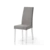 Pack 4 sillas Loja en madera de haya color blanco. 100 cm(alto), 43 cm(ancho), 44 cm(fondo)