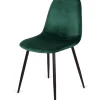 Pack 4 sillas modelo Córdoba tapizado Velvet Tela verde 43 cm(ancho) 86 cm(altura) 55 cm(fondo)