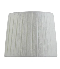 Pantalla cono rugosa cogida superior acabado beige 20 cm (alto) 40 cm (ancho).