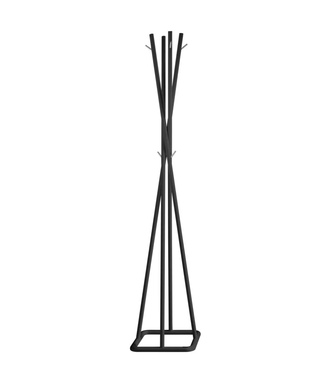 Perchero mod. 469 acabado lacado negro, 180cm(alto) 38cm(ancho) 38cm(largo)