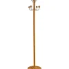 Perchero mod. 406 herrajes cromo satinado lacado cerezo, 170 cm(alto)35 cm(ancho)35 cm(largo)