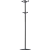 Perchero mod. 402 lacado en color azabache, 180 cm(alto)37 cm(ancho)37 cm(largo)