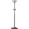 Perchero mod. 429 moderno herrajes cromo satinado lacado moka, 180 cm(alto)34 cm(ancho)34 cm(largo)