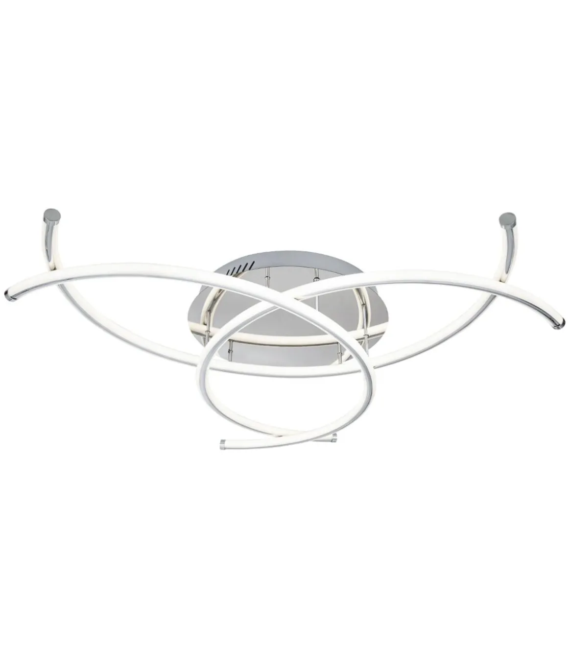 Plafón led modelo Barano acabado cromo 13 cm(alto)92 cm(ancho)92 cm(fondo)