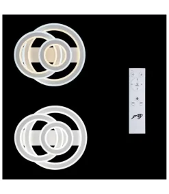 Plafón led modelo Zero acabado blanco 9 cm(alto)57 cm(ancho)50 cm(largo)