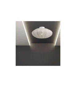 Plafón modelo Simón acabado blanco 23 cm(alto)43 cm(ancho)43 cm(largo)