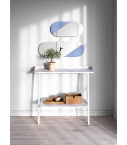 Recibidor modelo 787 acabado blanco, 87.5 cm (alto) x 111 cm (ancho) x 31 cm (prof.)