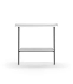 Recibidor modelo 787 acabado blanco/grafito, 87.5 cm (alto) x 111 cm (ancho) x 31 cm (prof.)