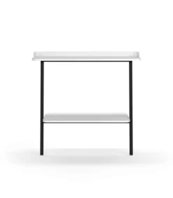 Recibidor modelo 787 acabado blanco/negro, 87.5 cm (alto) x 111 cm (ancho) x 31 cm (prof.)