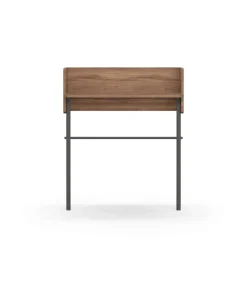 Recibidor modelo 789 acabado nogal/grafito, 97 cm (alto) x 80 cm (ancho) x 30 cm (prof.)