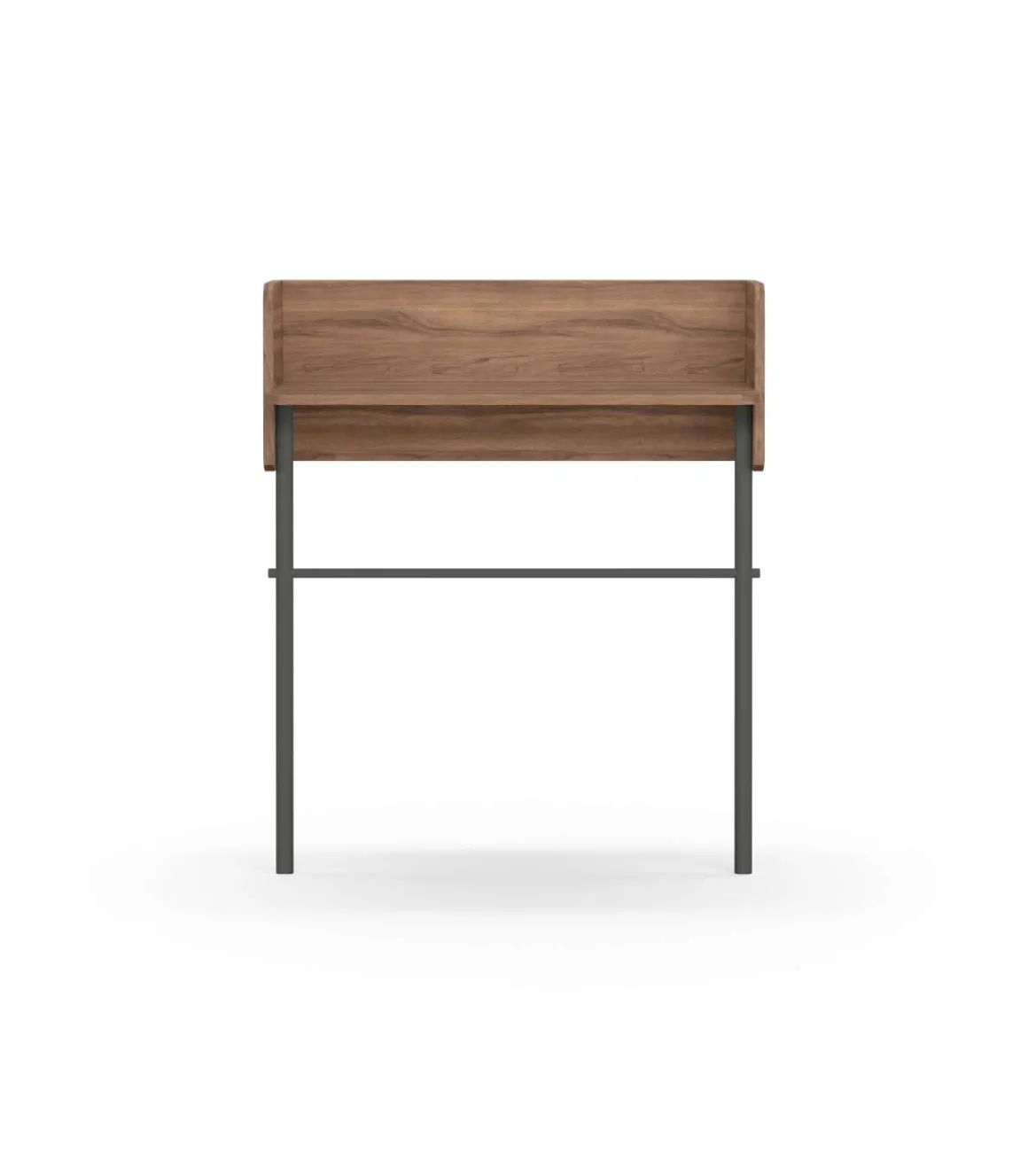 Recibidor modelo 789 acabado nogal/grafito, 97 cm (alto) x 80 cm (ancho) x 30 cm (prof.)