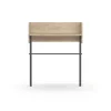 Recibidor modelo 789 acabado roble/grafito, 97 cm (alto) x 80 cm (ancho) x 30 cm (prof.)