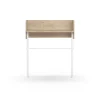 Recibidor modelo 789 acabado roble/blanco, 97 cm (alto) x 80 cm (ancho) x 30 cm (prof.)