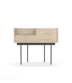 Recibidor modelo 671 acabado roble, 84cm(alto) 98cm(ancho) 31cm(prof.)