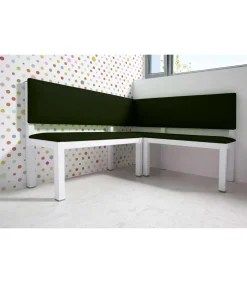 Rinconera Ariadna en color negro, 145 x 125 x 88 cm (largo x ancho x alto)