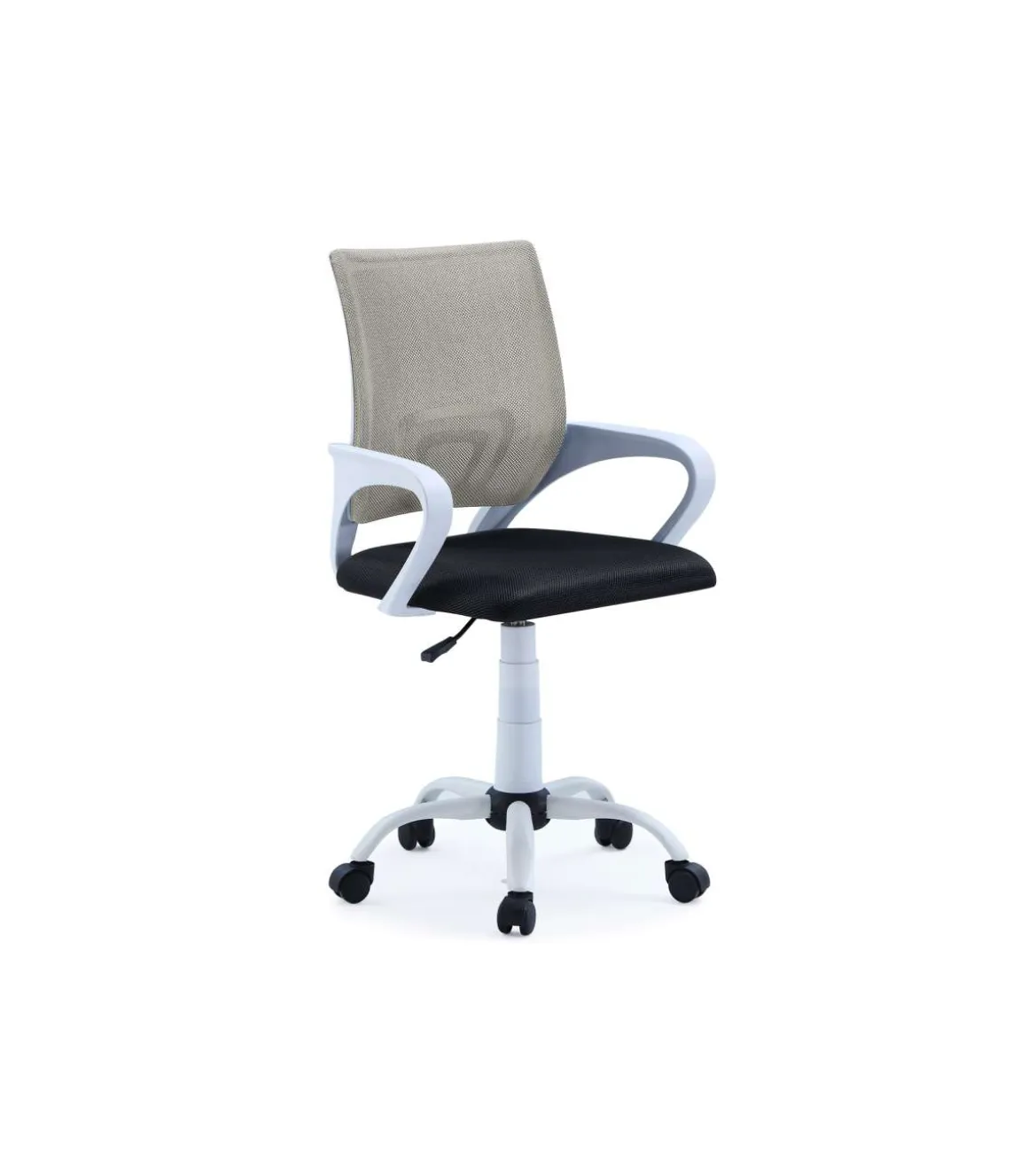 Silla de escritorio giratoria Line acabado negro/gris claro, 90/102 cm(alto)60 cm(ancho)60 cm(largo)