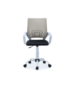 Silla de escritorio giratoria Line acabado negro/gris claro, 90/102 cm(alto)60 cm(ancho)60 cm(largo)