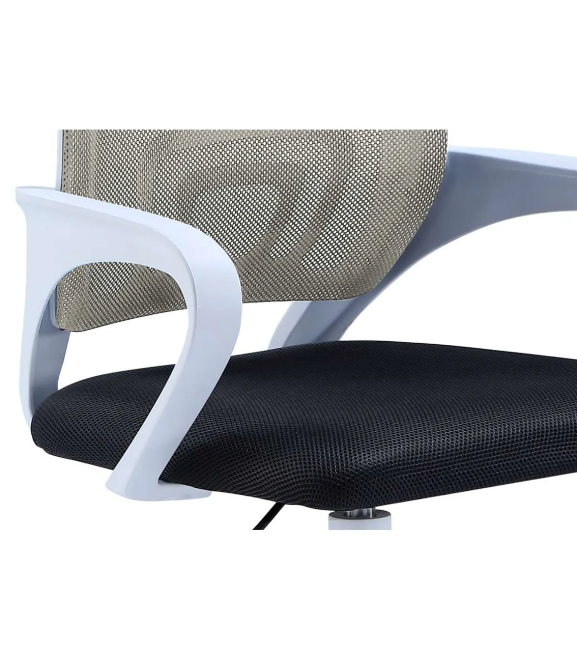 Silla de escritorio giratoria Line acabado negro/gris claro, 90/102 cm(alto)60 cm(ancho)60 cm(largo)