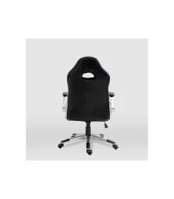 Silla de escritorio Victoria en negro y rojo. Alto: 112-120, Ancho: 70, Fondo: 51