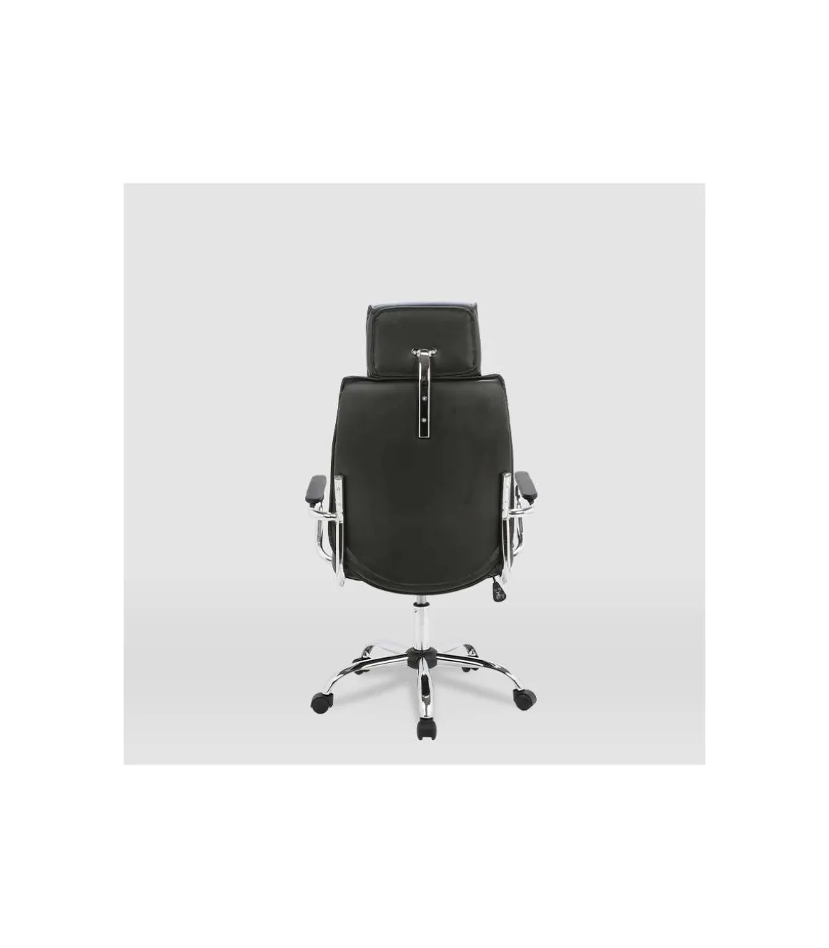 Silla de oficina Diana acabado negro. Alto: 118/127cm Ancho: 65.5cm Fondo: 64cm.