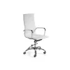 Silla despacho giratoria elevable acabado blanco, 60 cm(ancho) 108-115 cm(altura) 66 cm(fondo)