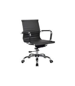 Silla despacho giratoria elevable acabado negro, 90-97cm(alto) 58cm(ancho) 64cm(largo).