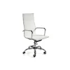 Silla despacho giratoria elevable acabado blanco, 60 cm(ancho) 108-115 cm(altura) 66cm(fondo)