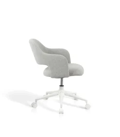 Silla despacho giratoria elevable acabado gris, 58m(ancho) 71/81cm(altura) 58cm(fondo)