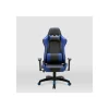 Silla gaming Regina tapizada en piel sintética negro/azul, 126.5/133.5cm(alto) 70.5cm(ancho) 49.5cm(largo)