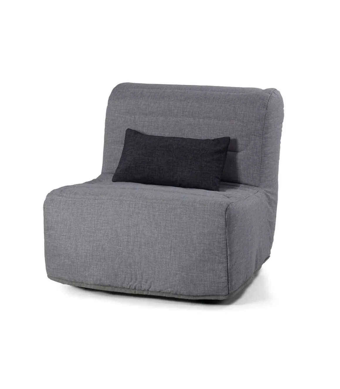 Sillón cama Salobreña en color gris. 90 CM (ANCHO) x 90 CM (Fondo) x 80 CM (ALTO)